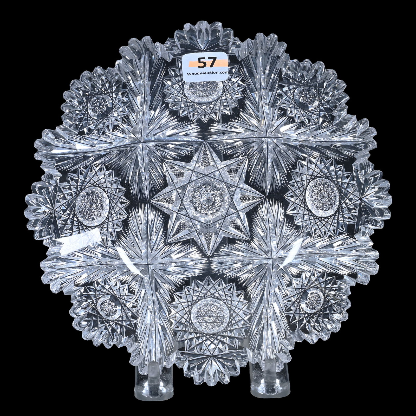 Plate, ABCG, Signed Libbey Neola Pattern - Nice Example (1 of 2)