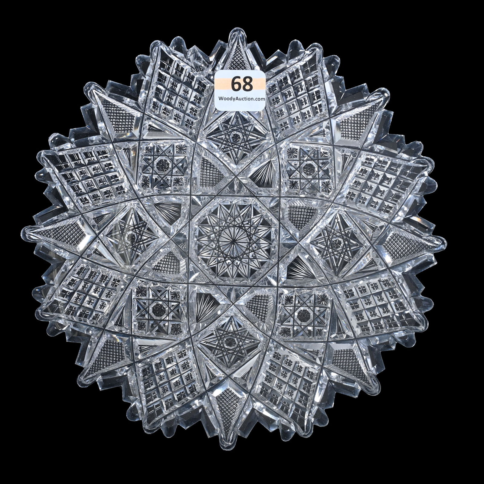 Plate, ABCG, Toledo Pattern By Libbey (1 of 2)