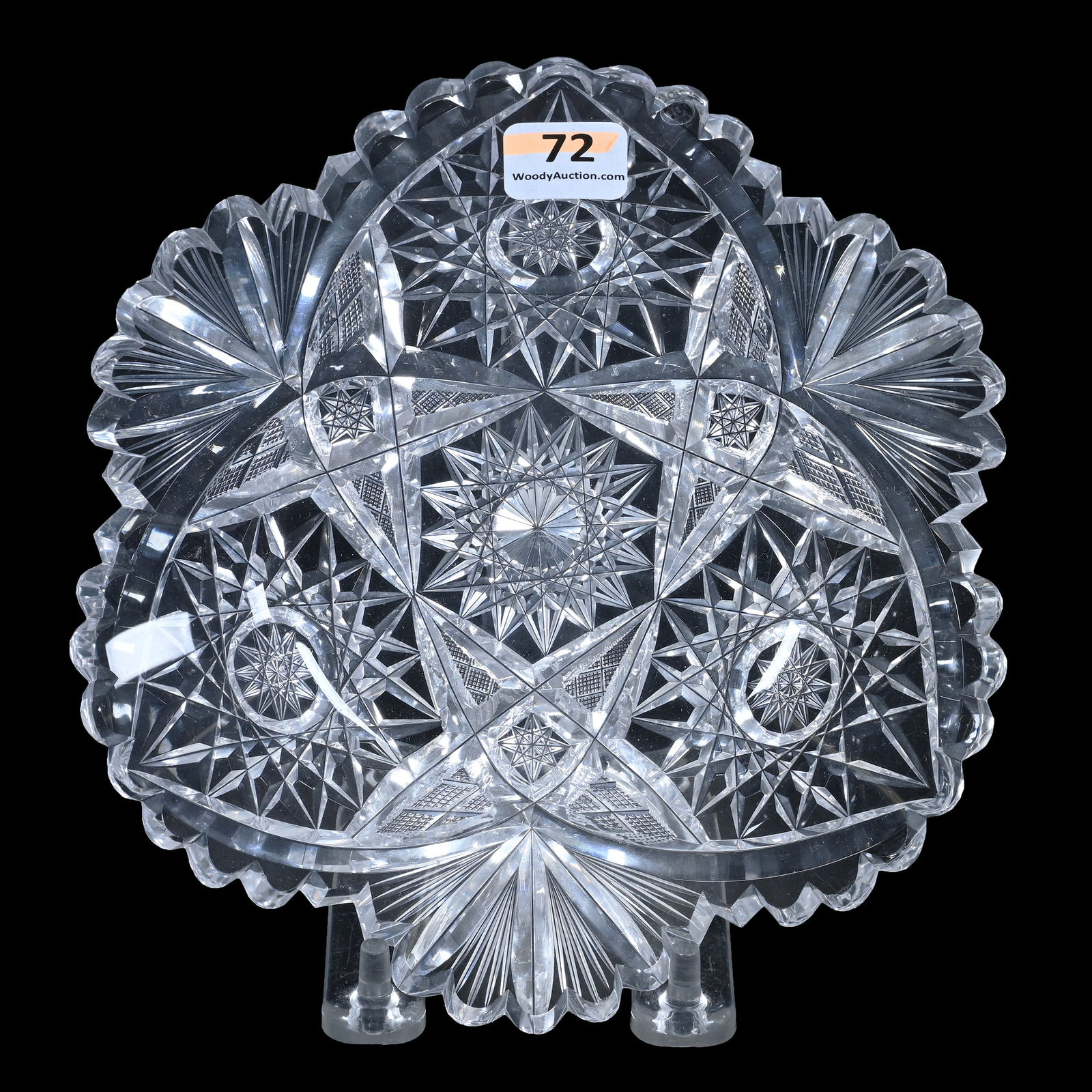 Plate, ABCG, Signed Libbey Sultana Pattern (1 of 2)