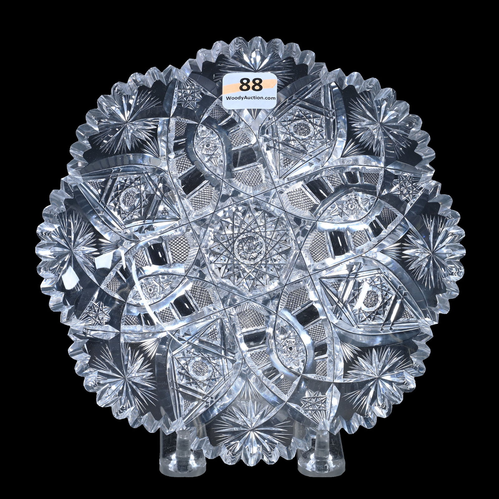 Plate, ABCG, Signed Libbey Kenmore Pattern (1 of 2)