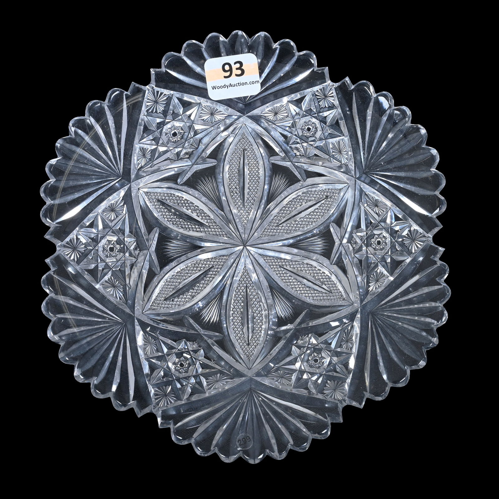 Plate, ABCG, Venetian Pattern By Hawkes (1 of 2)