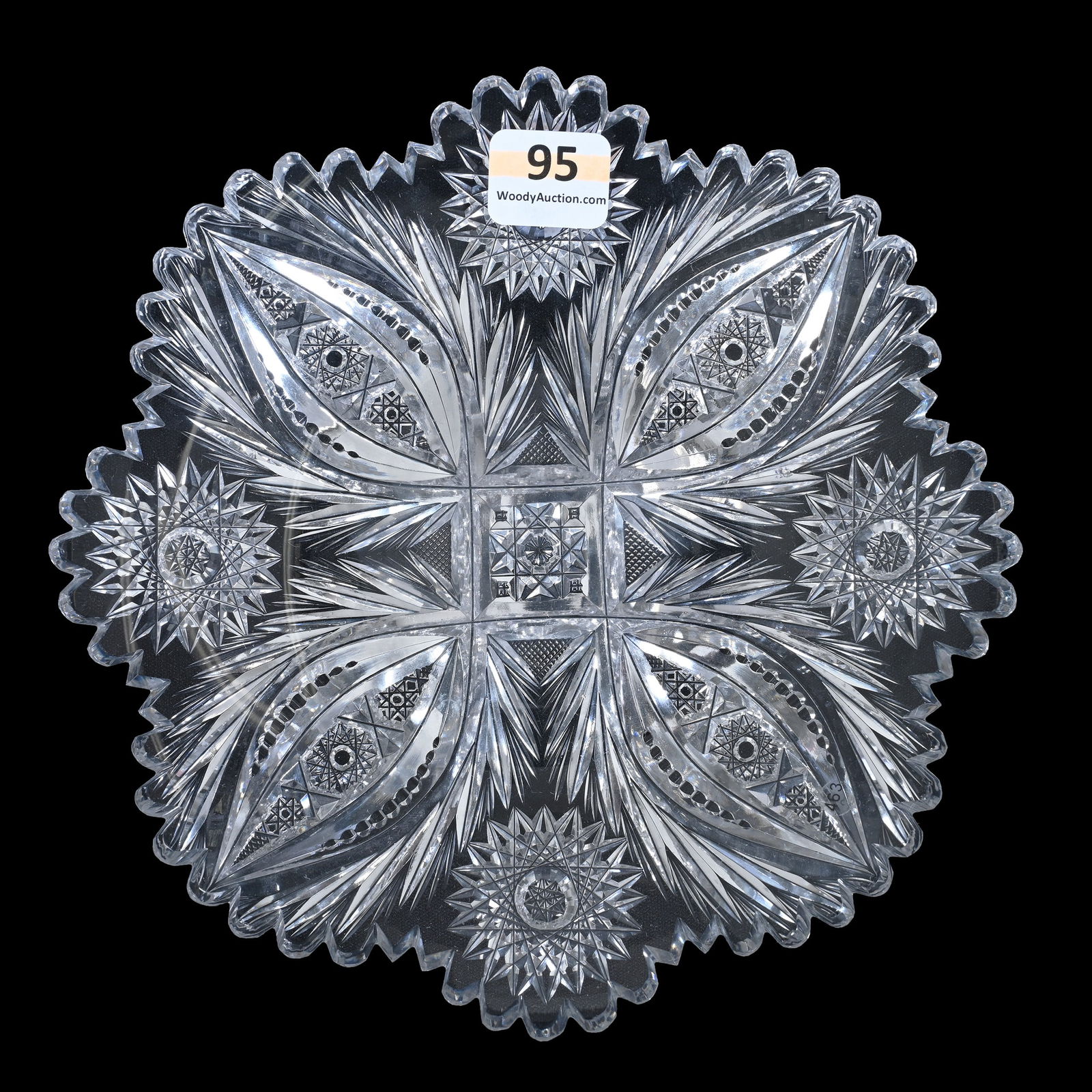 Plate, ABCG, Anne Pattern Designed By W. C. Anderson For American Cut Glass (1 of 2)