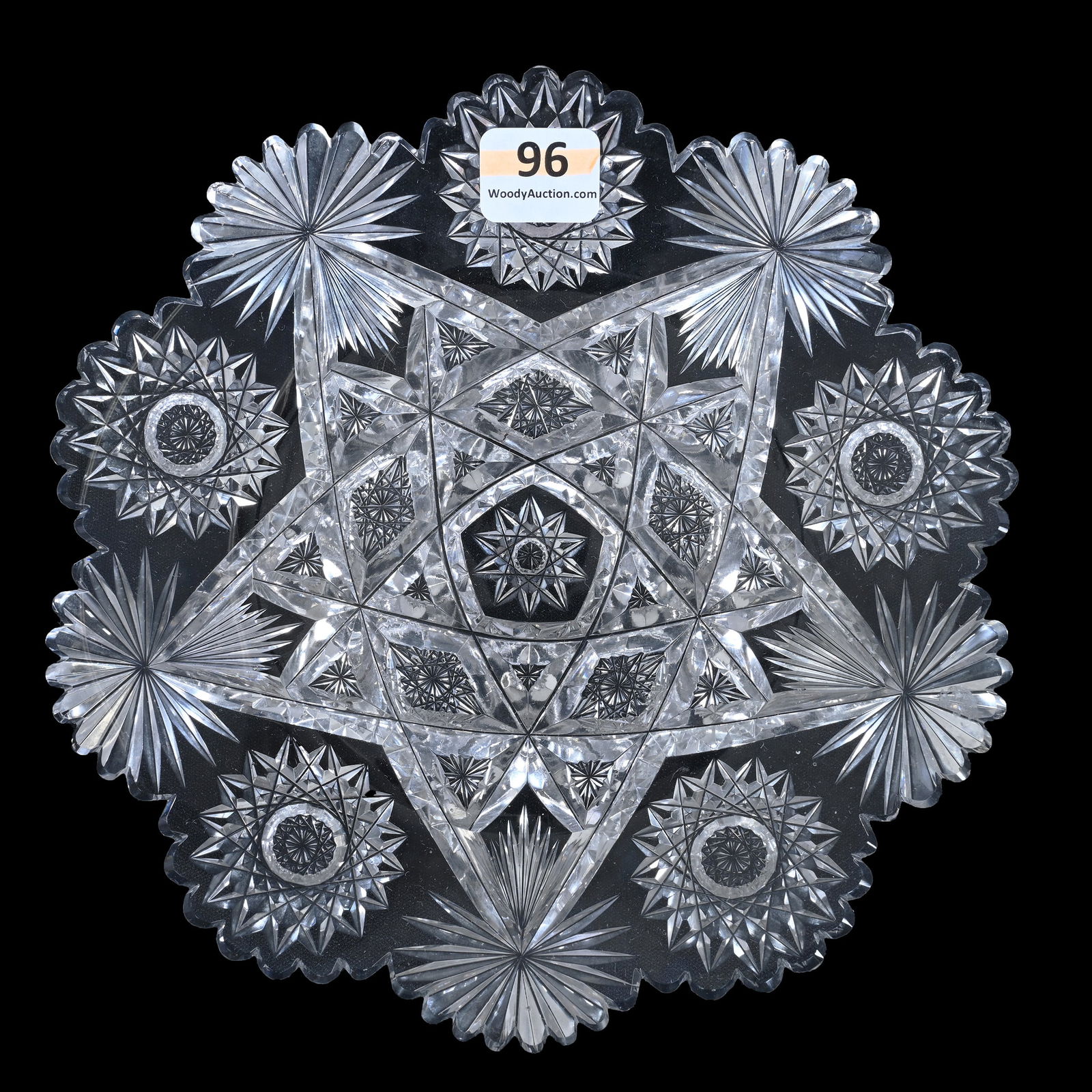 Plate, ABCG, Bristol Rose Pattern By Mt. Washington (1 of 2)