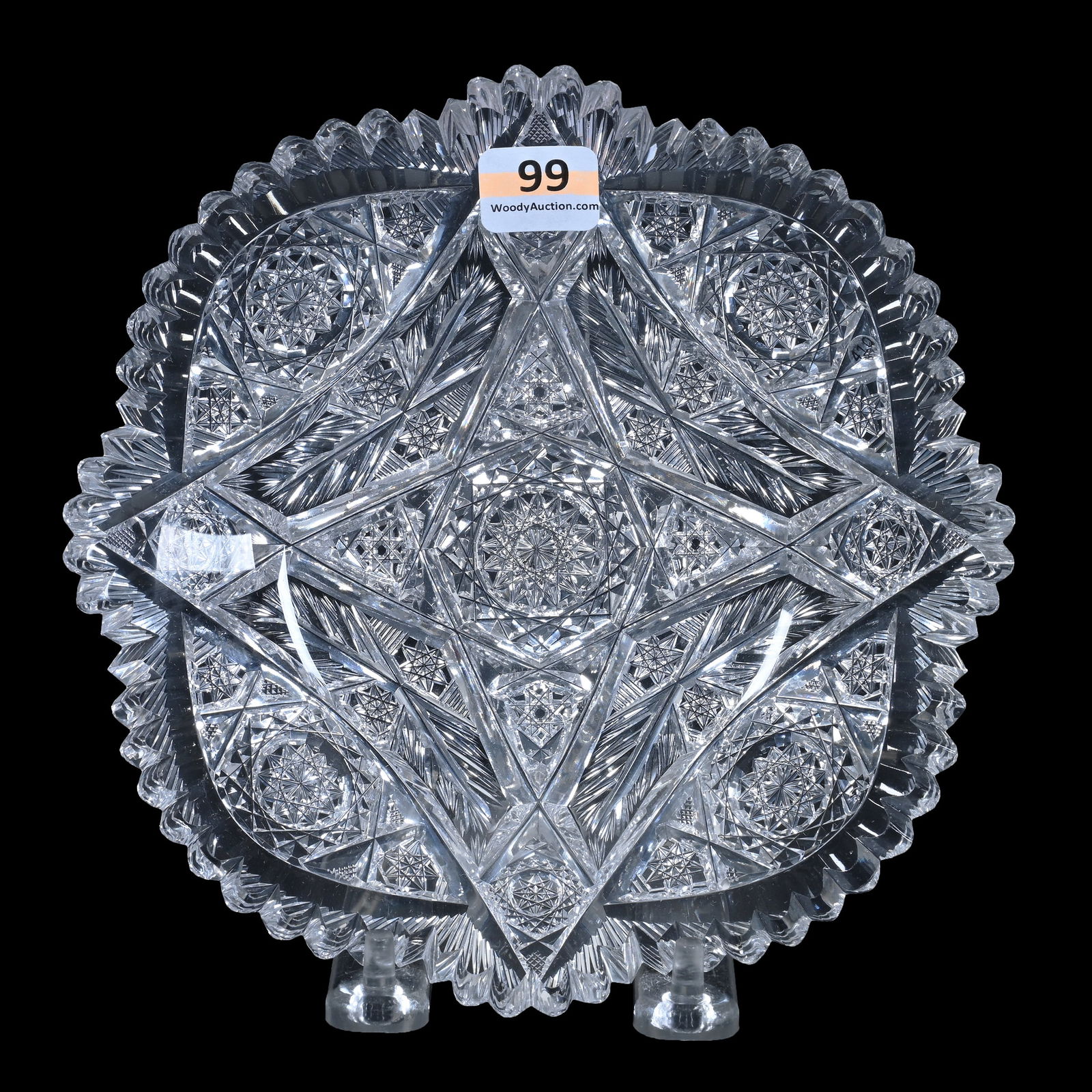 Plate, ABCG, Signed Libbey Diana Pattern, Nice Example (1 of 2)