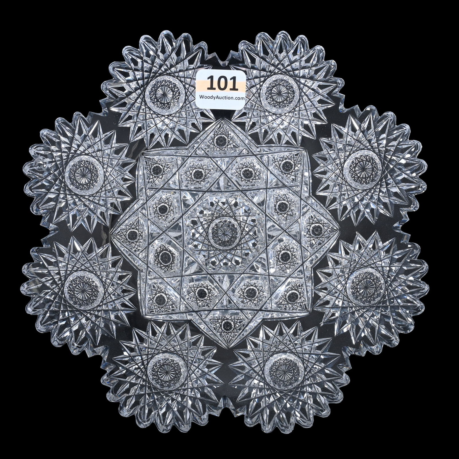 Plate, ABCG, Signed Hawkes Festoon Pattern (1 of 2)