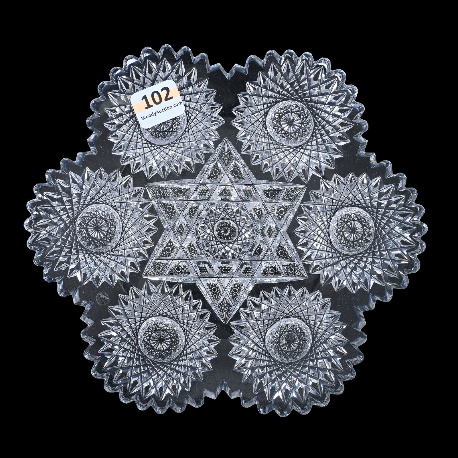 Plate, ABCG, Star Pattern By Meriden (1 of 2)