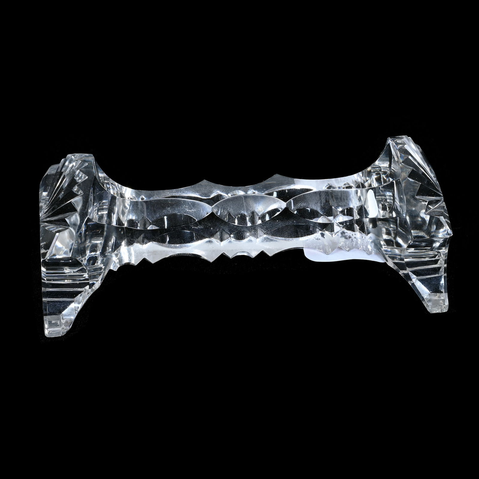 Knife Rest, ABCG, Unique Form, Prism And Fan Motif (1 of 2)