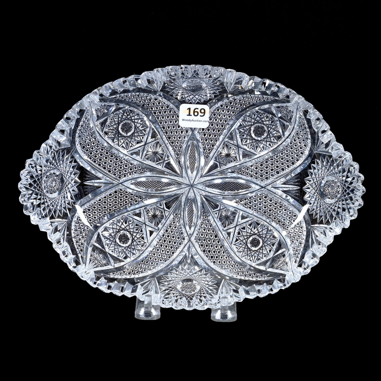 Oval Tray, ABCG, Four Sections Of Hobstar, Vesica, Nailhead Diamond, Strawberry Diamond, Star & Fan (1 of 2)