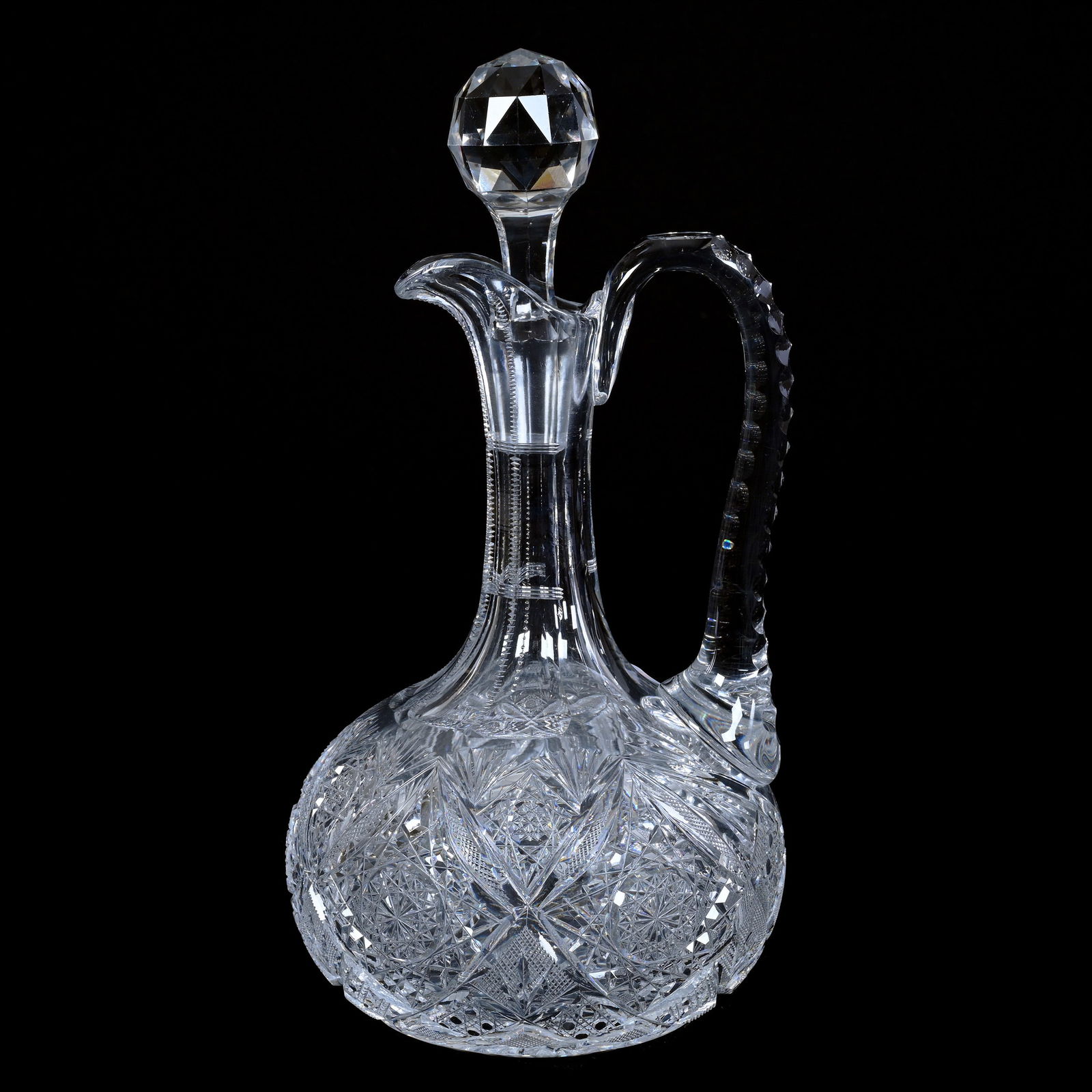 Decanter, Handled, ABCG, Pattern #100 By Elmira (1 of 3)