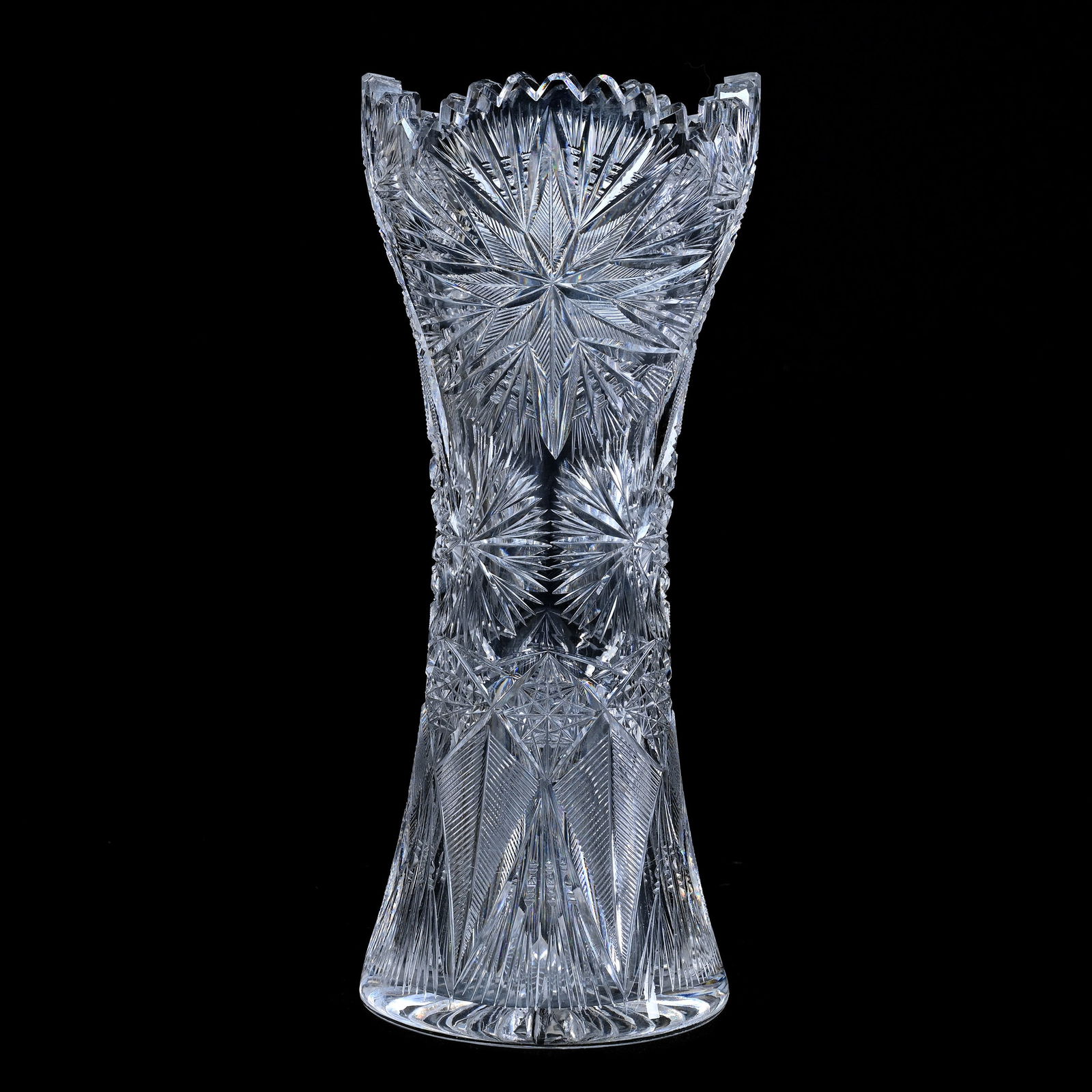 Vase, ABCG, Hobstar, Strawberry Diamond, Prism, Feather & Fan Motif (1 of 3)