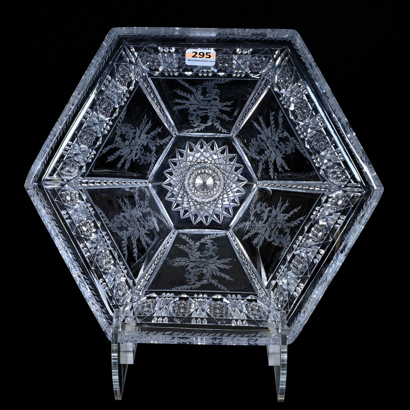 Bowl, Six-Sided, ABCG, Signed Sinclaire Pattern #4 (1 of 2)