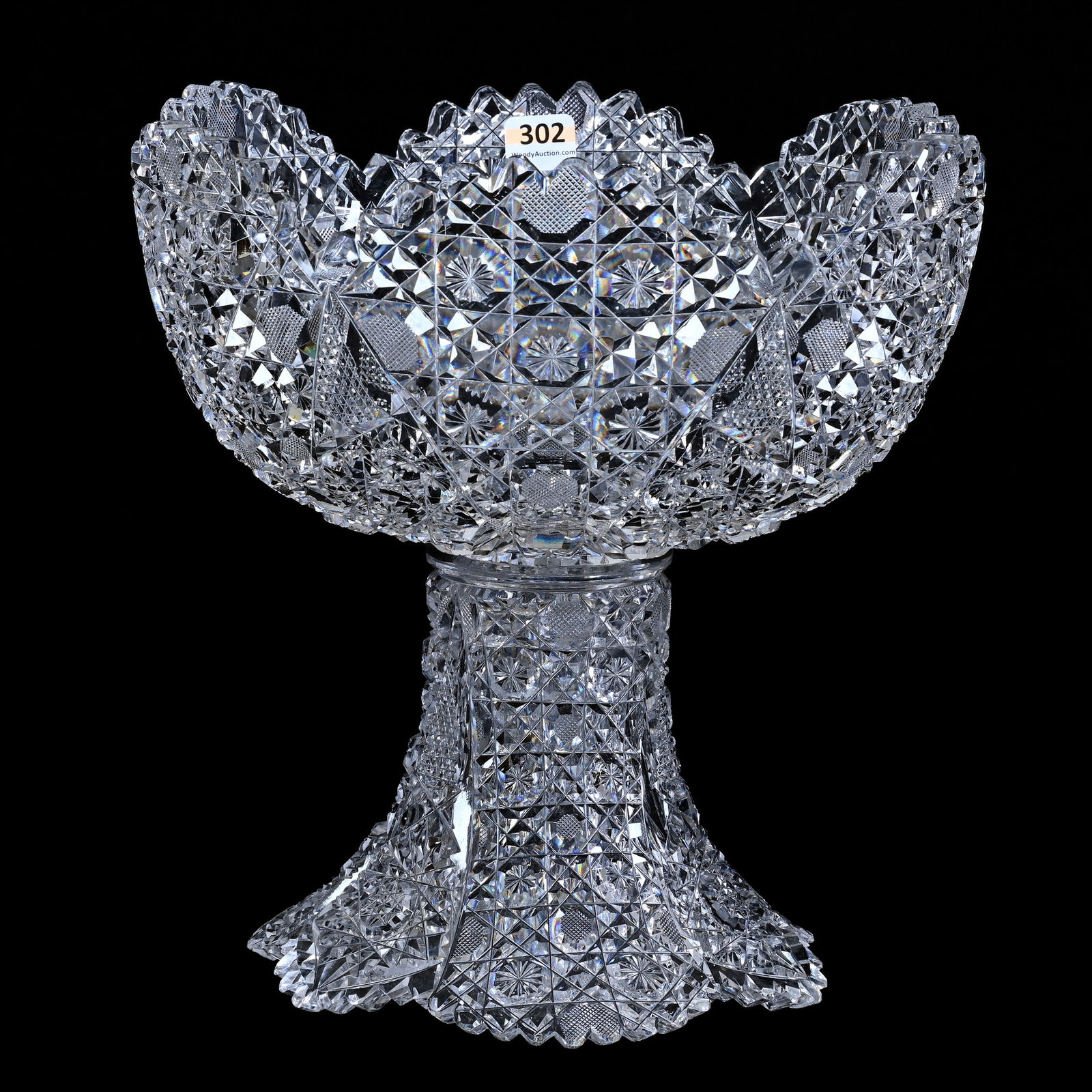 Punch Bowl, Two Part, ABCG, Harvard And Hobstar Vesica (1 of 3)