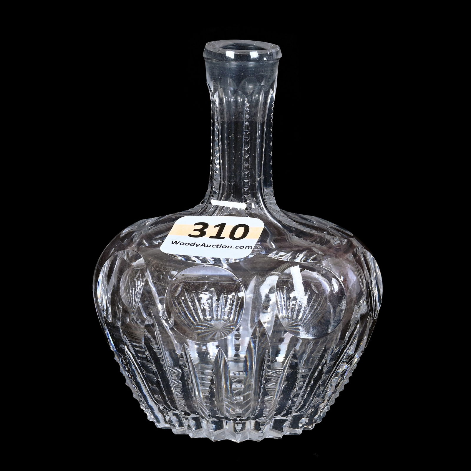 Small Bitters Bottle, ABCG, Bullseye & Prism Motif, Ray Base (No Top) (1 of 2)