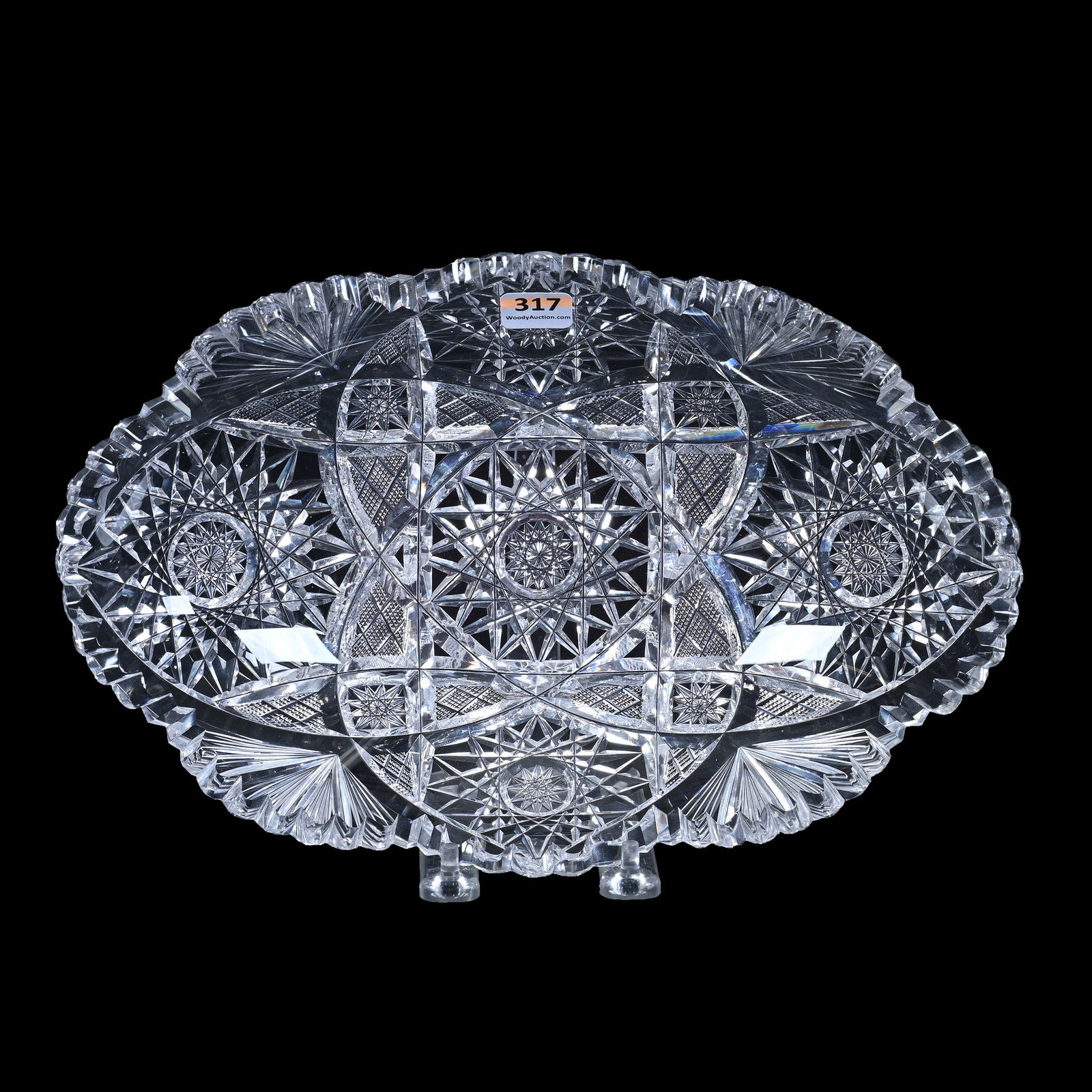 Bun Tray, ABCG, Signed Libbey Sultana Pattern - Nice Example (1 of 2)