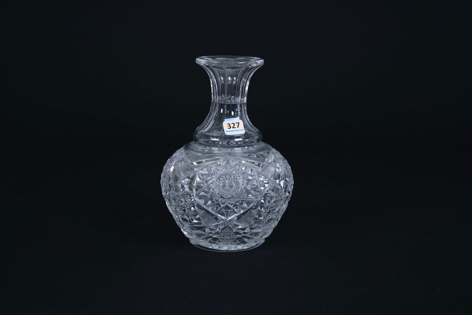 Water Carafe, ABCG, Pattern Of Hobstar, Button, Nailhead Diamond, Strawberry Diamond & Star Motif (1 of 2)