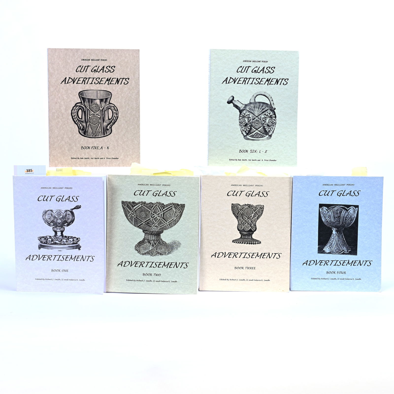 (6) Books/Catalogs About American Brilliant Cut Glass (1 of 2)