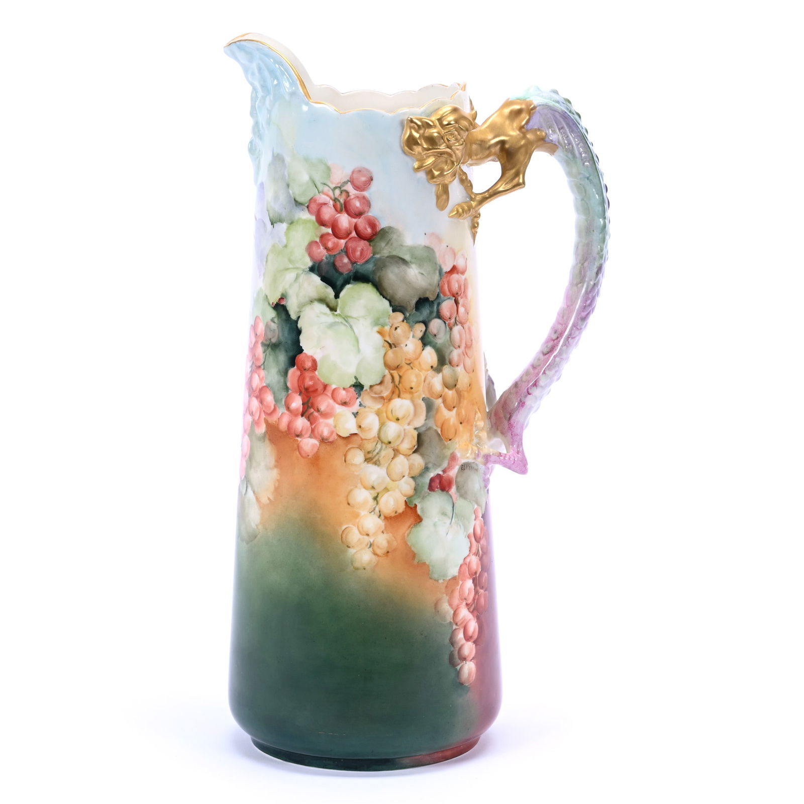 Tankard Marked Willetts Belleek, Figural Dragon Handle (1 of 4)