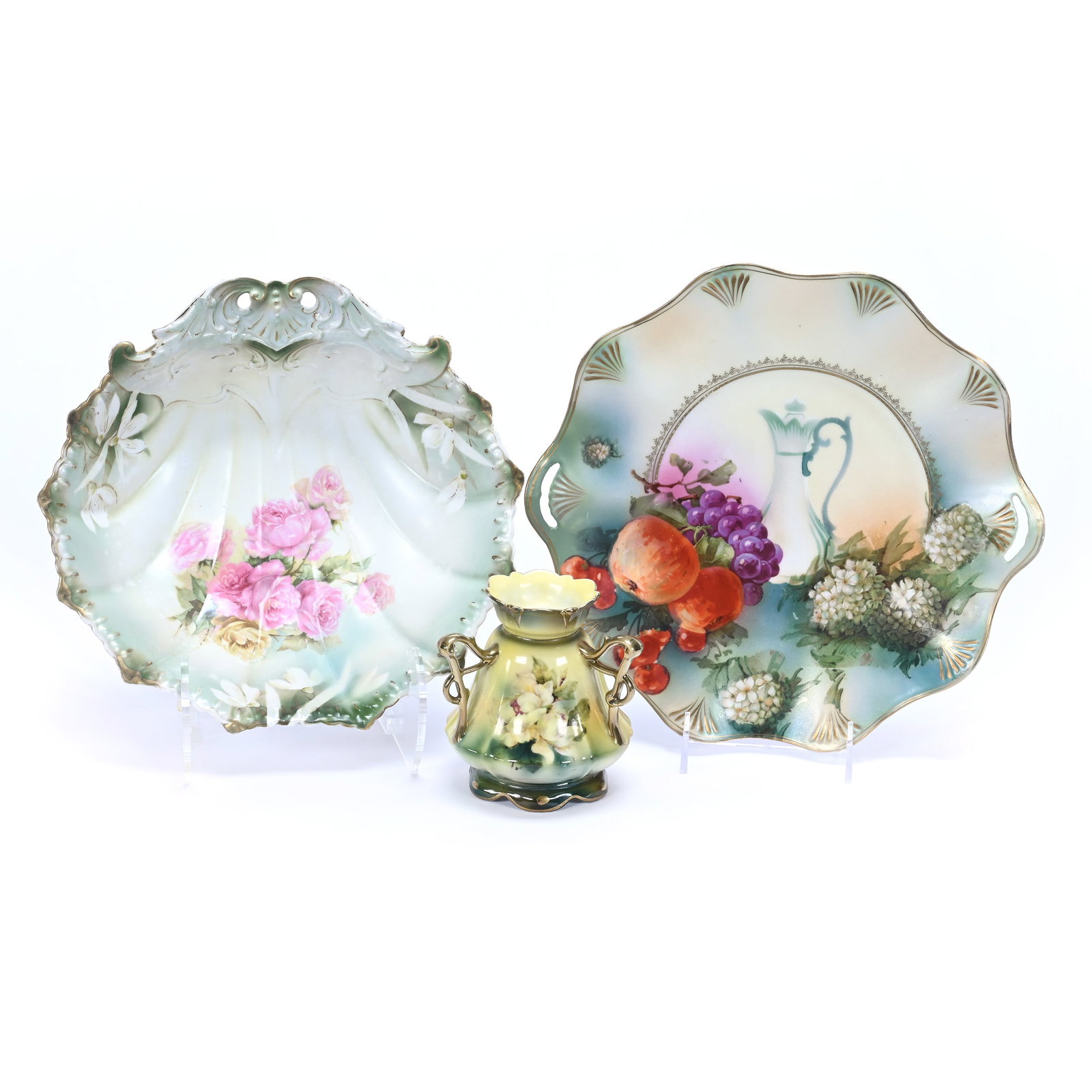 (3) R.S. Prussia Items With Damage and/or Repair (1 of 5)