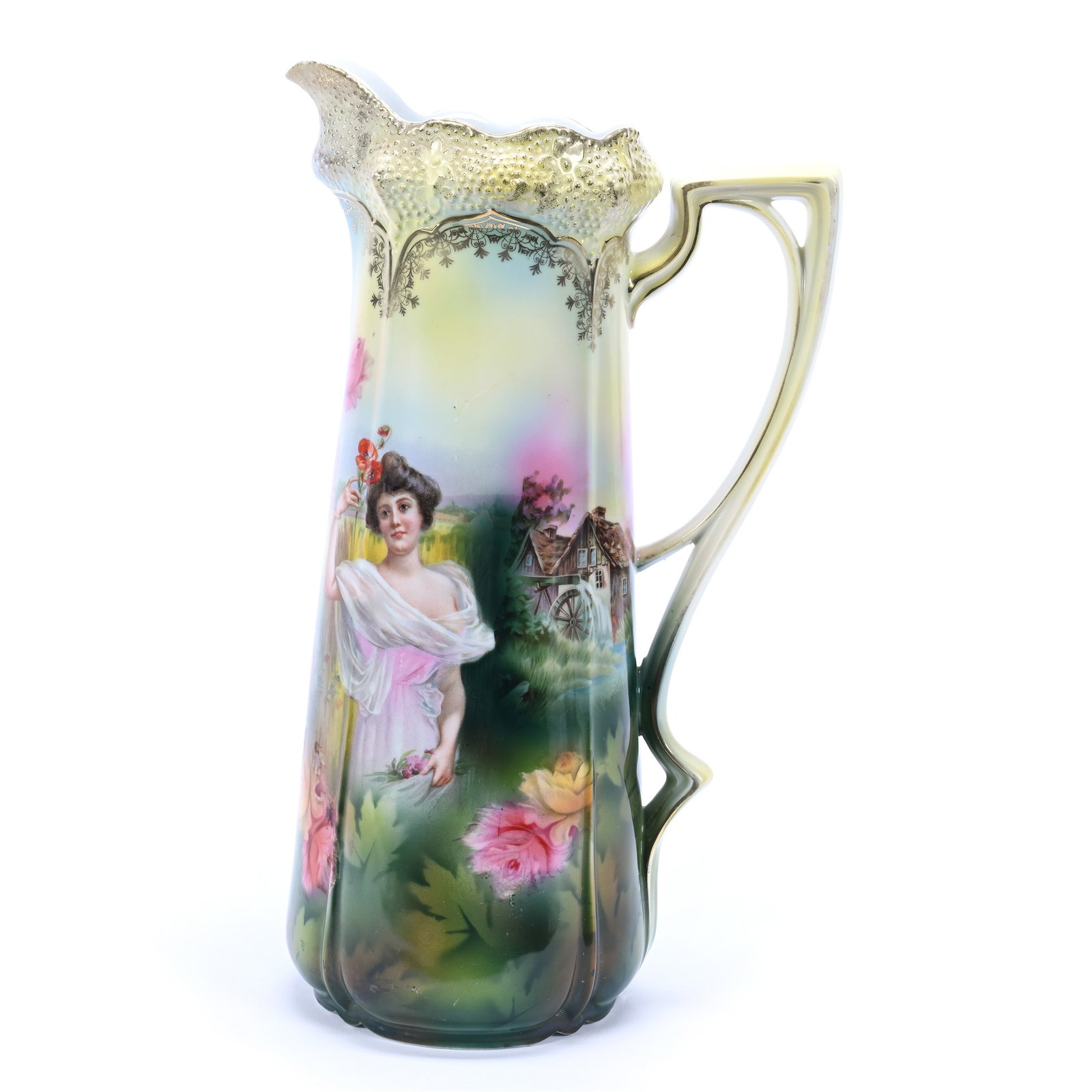 Tankard, Unmarked R.S. Prussia, Stipple Mold (1 of 4)