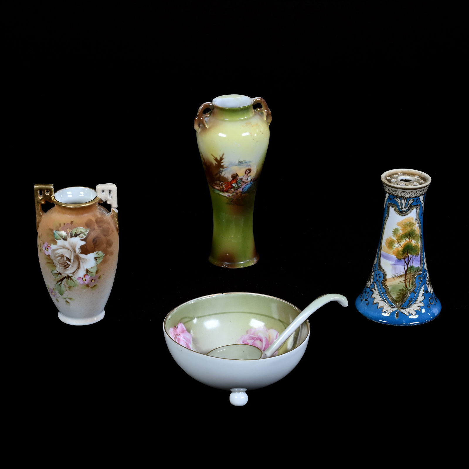 (4) Assorted Items, German And Nippon Style Including: (1 of 4)