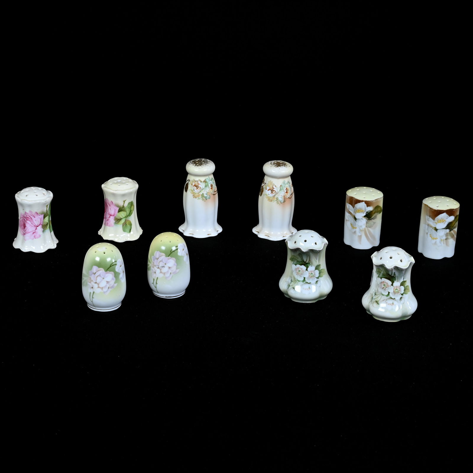 (5) Pair Of Salt And Pepper Shakers, German (1 of 3)