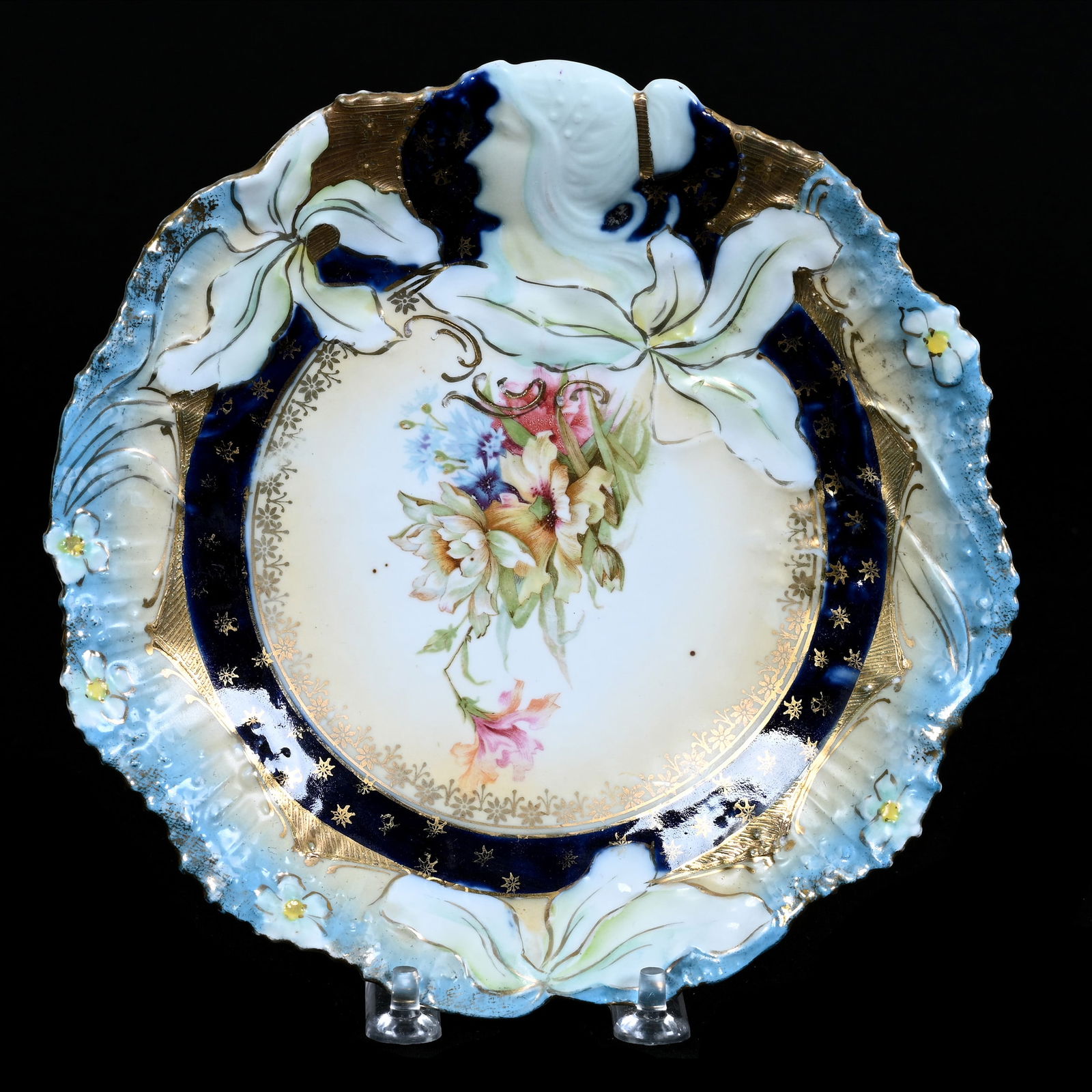 Plate, Unmarked R.S. Prussia, Hidden Image Mold (1 of 2)