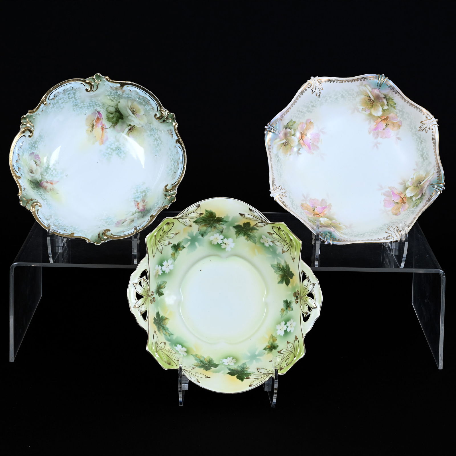 (3) Bowls Marked R.S. Prussia (1 of 3)