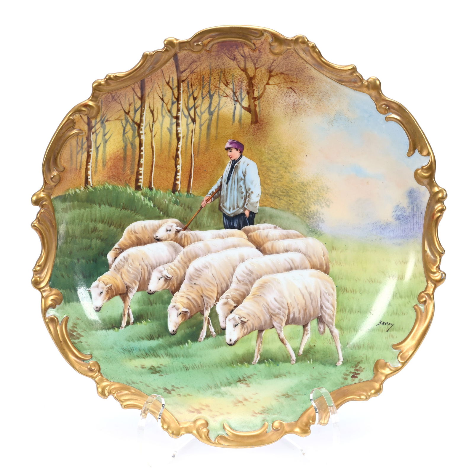 Charger Marked Blakeman And Henderson Limoges (1 of 3)