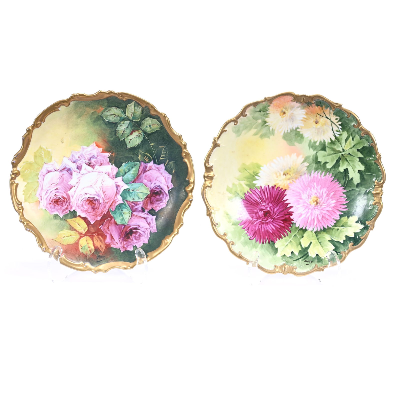 (2) Chargers Marked L. R. L. Limoges (1 of 4)