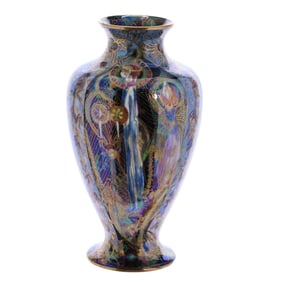 Vase Marked Wedgwood Fairyland Lustre #Z5157 On Vase #2034, Candlemas Pattern