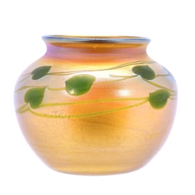 Vase Marked L. C. Tiffany-Favrile #68P1036 Art Glass