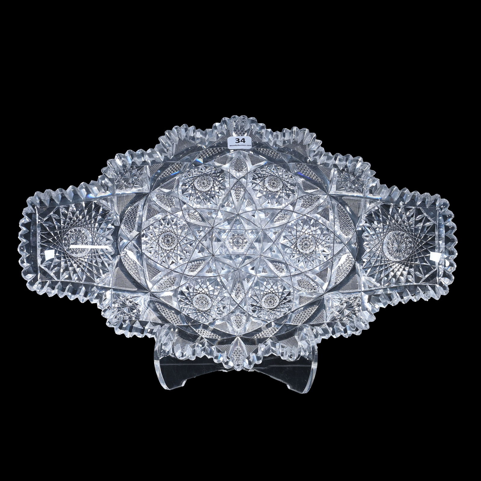 Fish Tail Ice Cream Tray, ABCG, Fully Cut Hobstar, Vesica, Nailhead Diamond And Strawberry Diamond (1 of 3)