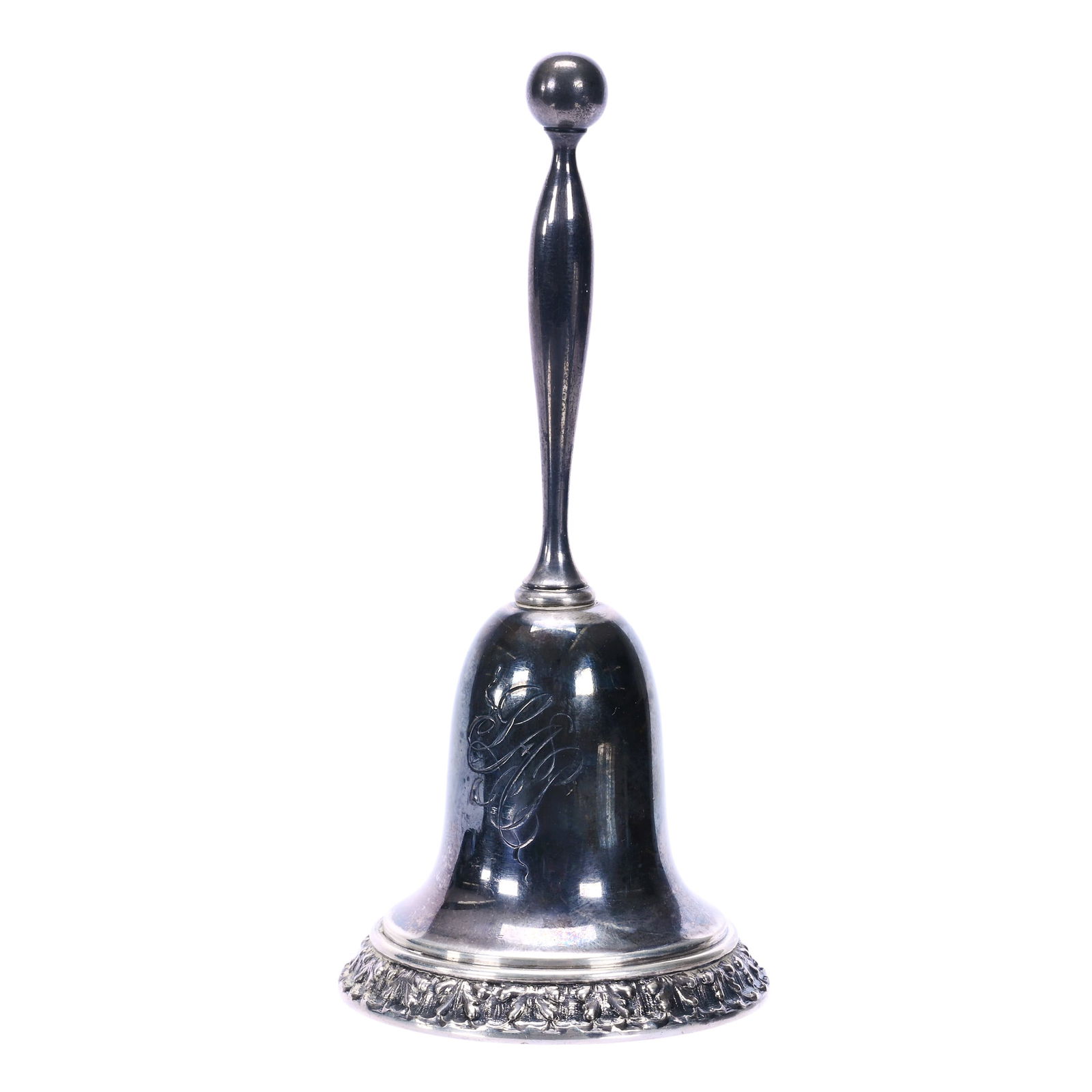 Dinner Bell, Sterling Silver Marked Gorham #B221 (1 of 3)