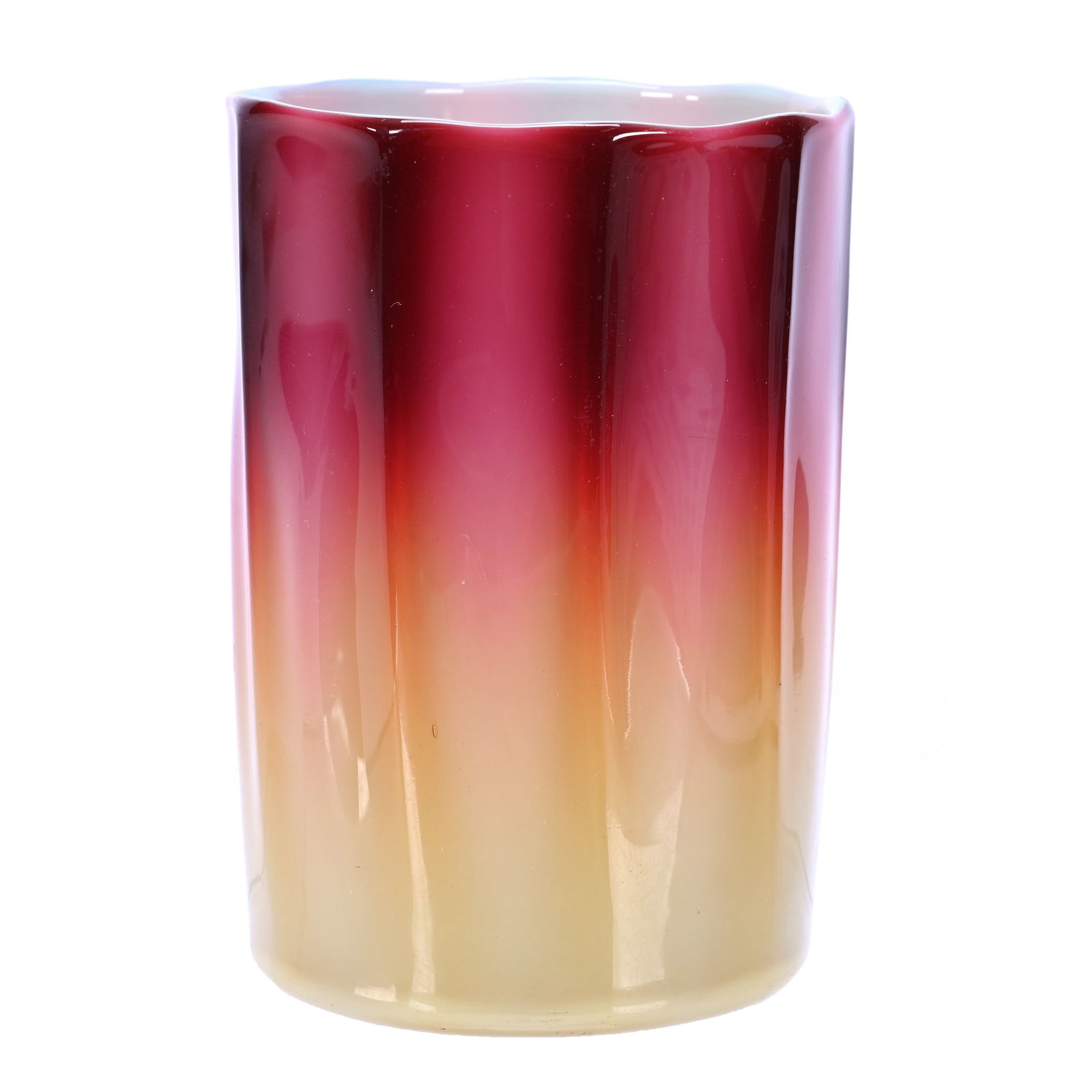 Tumbler, Plated Amberina Art Glass By New England Glass (1 of 3)