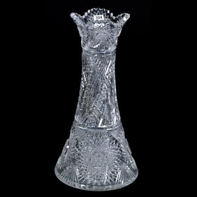 Vase, ABCG, Hobstar, Strawberry Diamond, Swirled Prism And Star, Fan Highlights