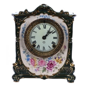 China Clock, "Laveta" Case By Royal Bonn