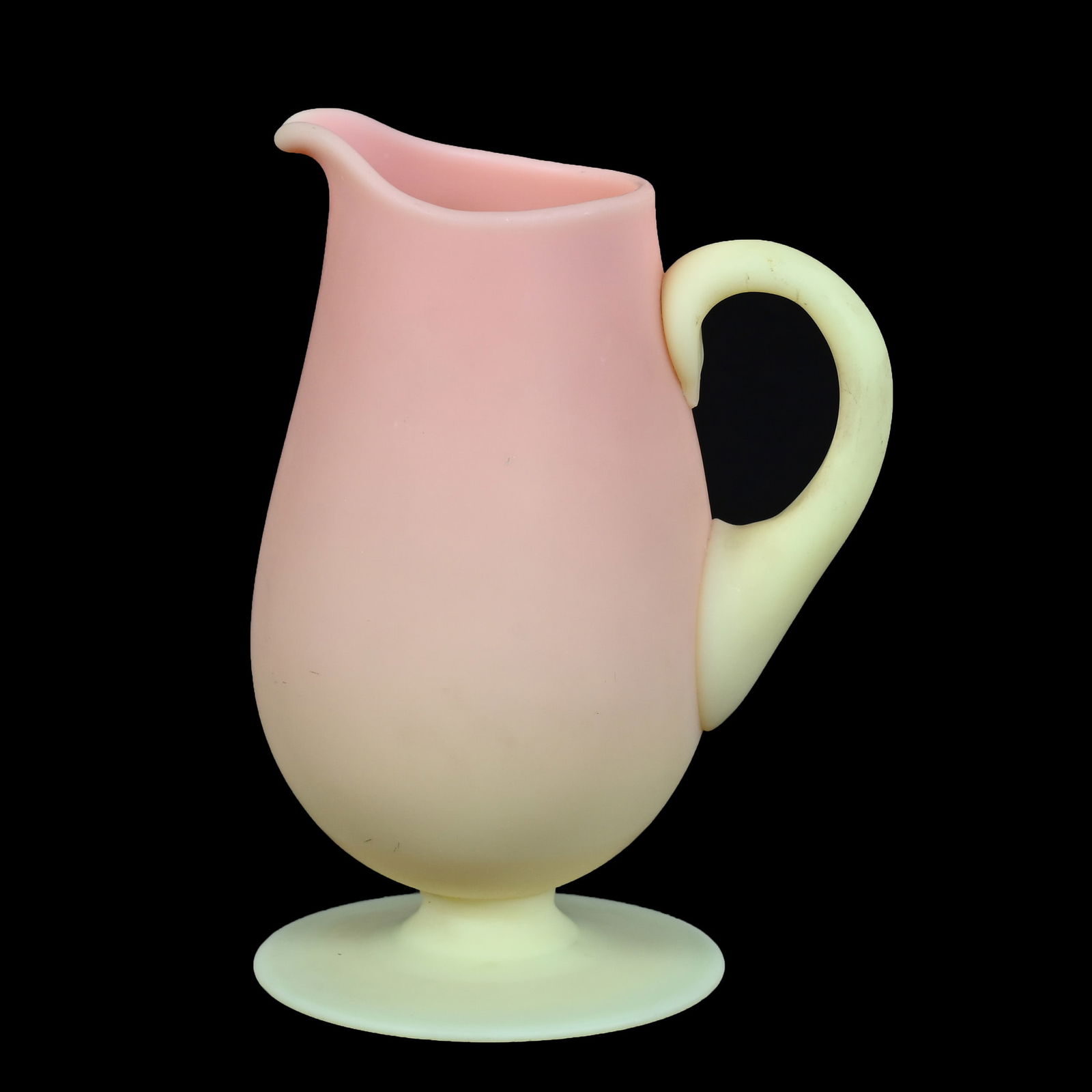 Small Pedestal Pitcher, Signed Webb Queens Burmese, Nice Form (1 of 4)