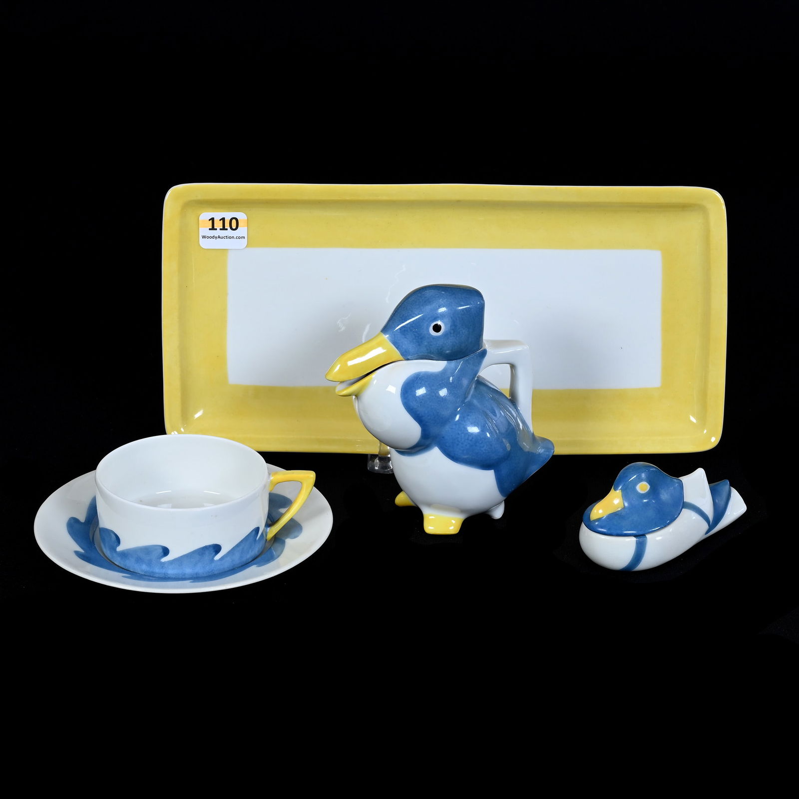 Four Piece Luncheon Set, Marked Theodore Haviland Limoges, Designed By Edouard-Marcel Sandoz (1 of 3)