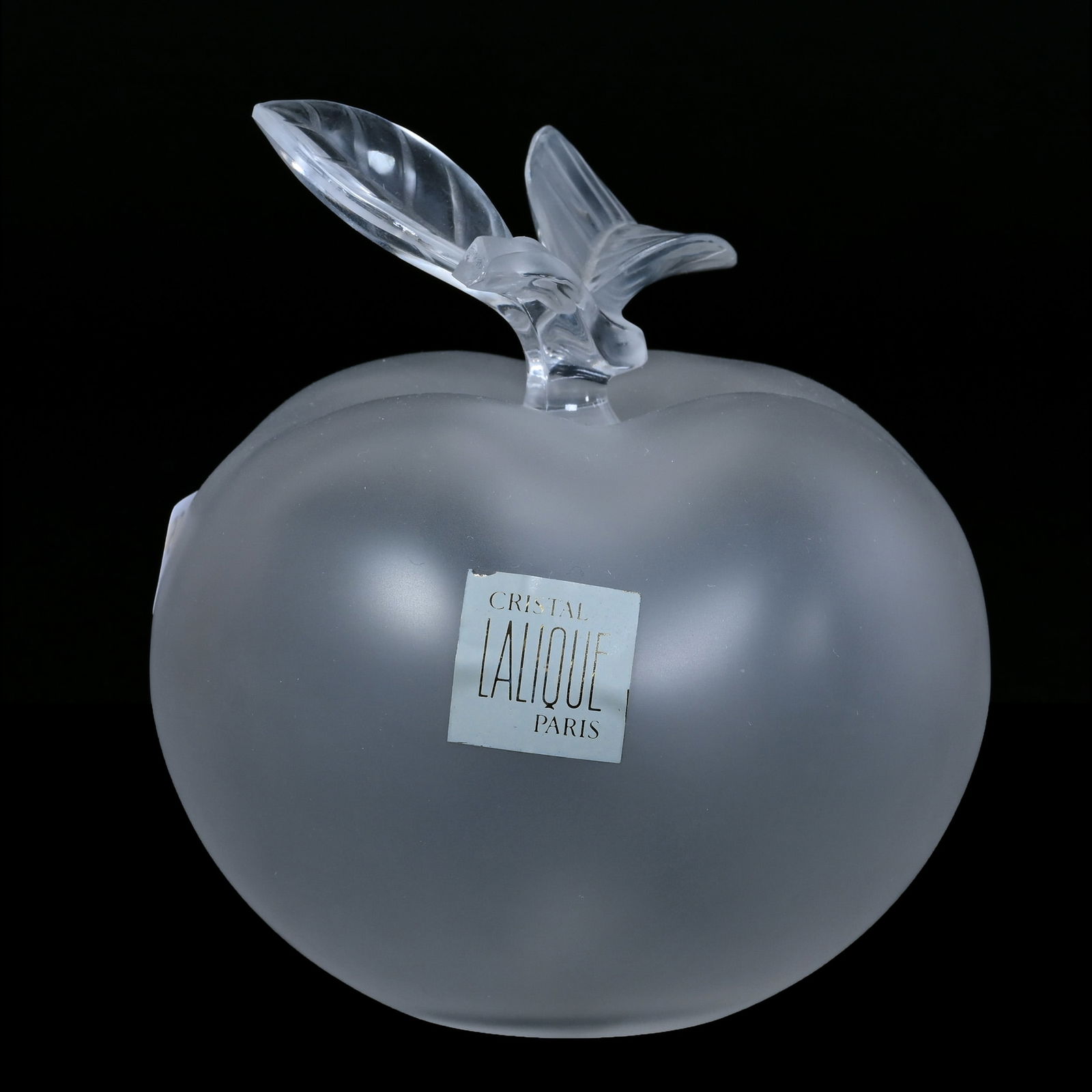 Figural Apple Perfume Bottle, Signed Lalique France, Grande Pomme, Nice Condition (1 of 3)