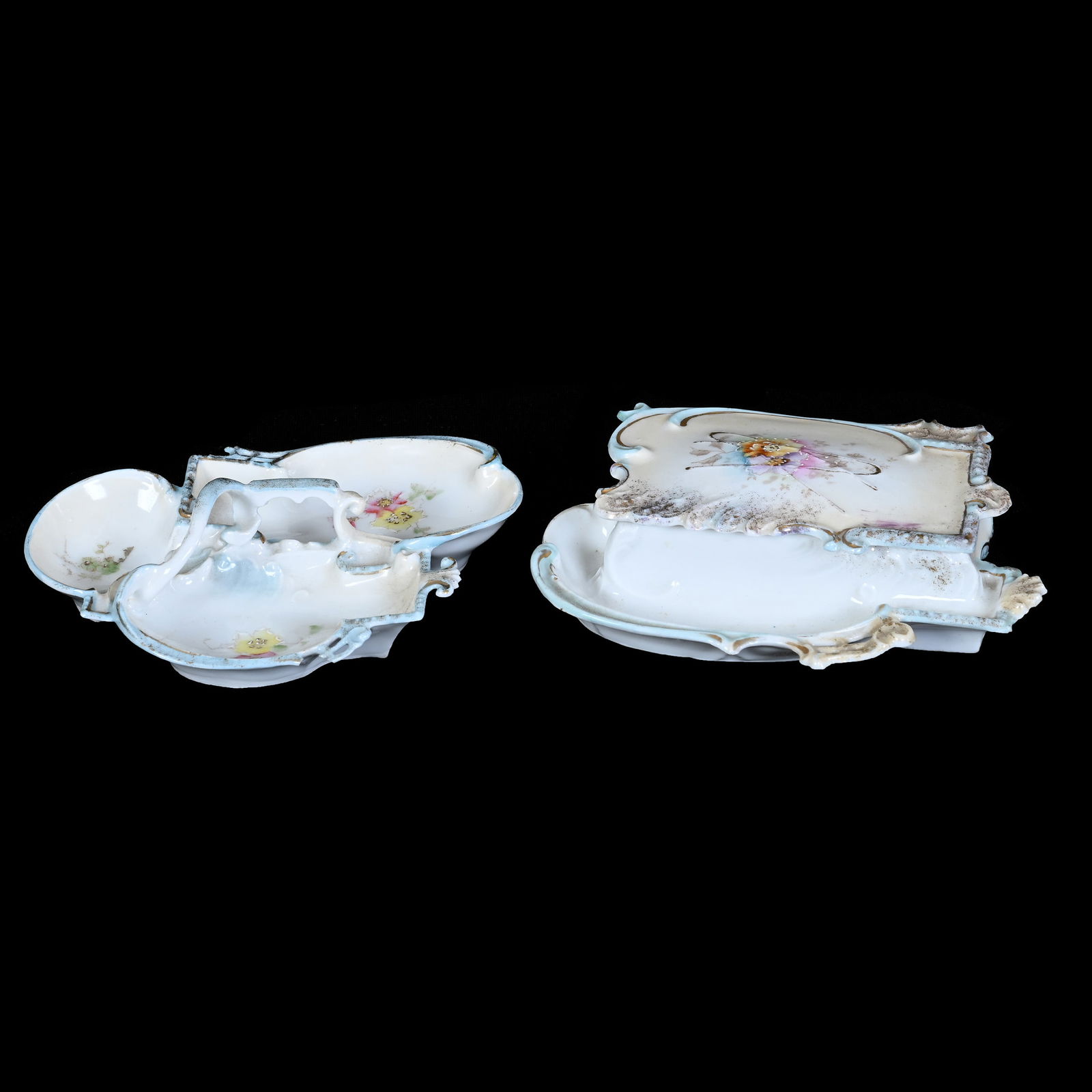 (2) Trinket Dishes, Unmarked R.S. Prussia (1 of 5)