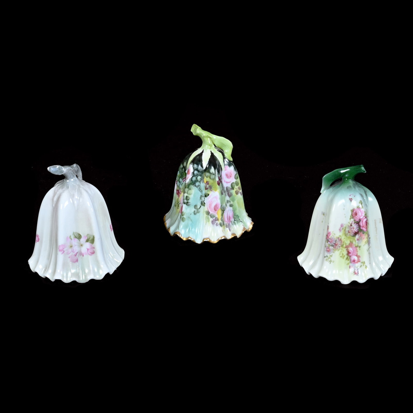 (3) Bells, Unmarked R.S. Prussia (1 of 3)