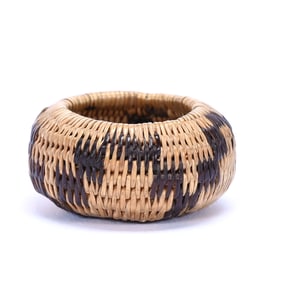 Miniature Basket, Attributed To Mission Pomo Native American Tribe