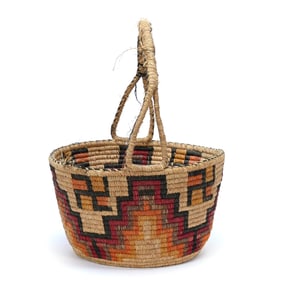 Indian Basket, Attributed To Hualapai People Near Peach Springs Arizona