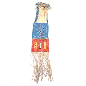 Beaded Tobacco/Pipe Bag, Native American Sioux Indian