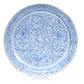 Bowl, Unmarked Chinese Export Porcelain, Blue And White, In The Style Of Ming Dynasty