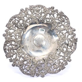 Compote, Solid Sterling Silver, Marked Black, Starr, And Frost #132