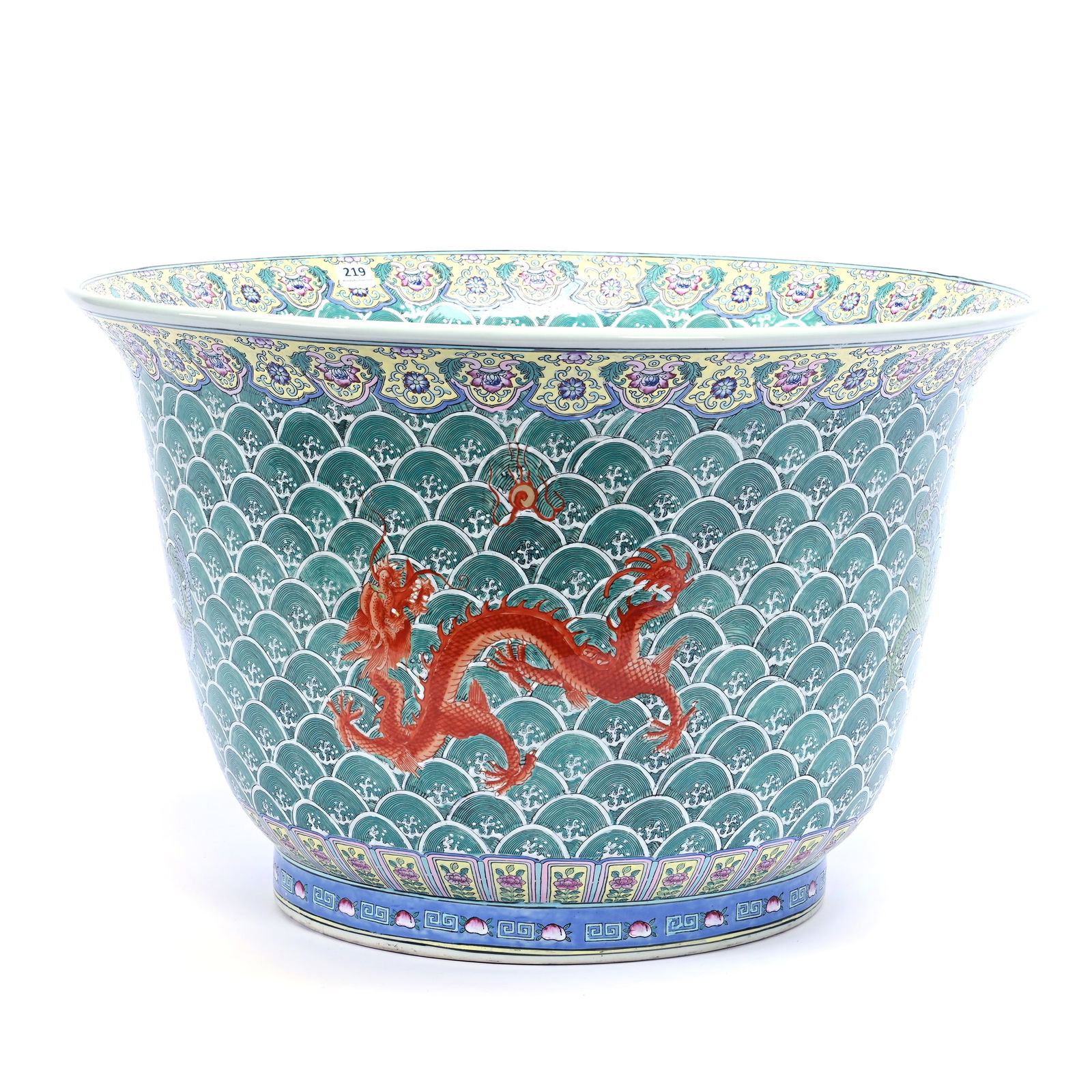 Imperial Palace Fish Bowl, Chinese Porcelain In The Style Of Qianlong Dynasty (1 of 5)
