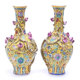 Pair Vases, Chinese Porcelain