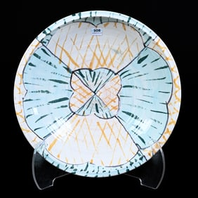 Bowl, Contemporary Art Pottery Signed Peter (Pete) Pinnell, Educator At University At Lincoln