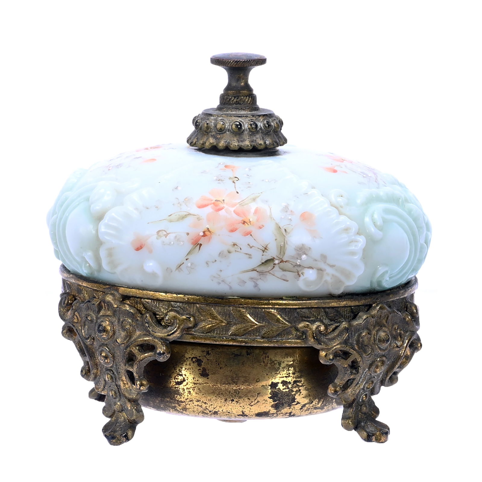 Wave Crest Countertop Bell, Unmarked, Scroll Mold (1 of 3)